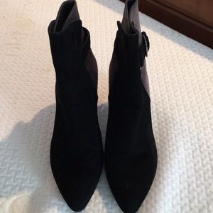 Stuart Weitzman Imback Bicolor Ankle Boots
